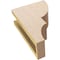 Ekena Millwork 4"W x 8"D x 12"H Classic Ridgewood Rough Cedar Woodgrain TimberThane Corbel, Primed Tan CORUR04X08X12RIDRCPR - alternate 2